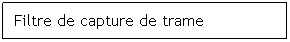 Zone de Texte: Filtre de capture de trame
